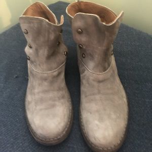 Fiorentini + Baker Taupe Suede Ankle Boots